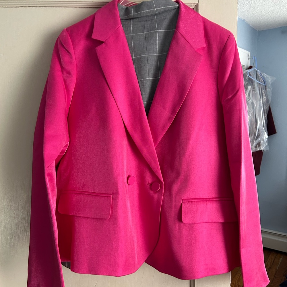 JCrew Shimmer Pink Blazer NWT